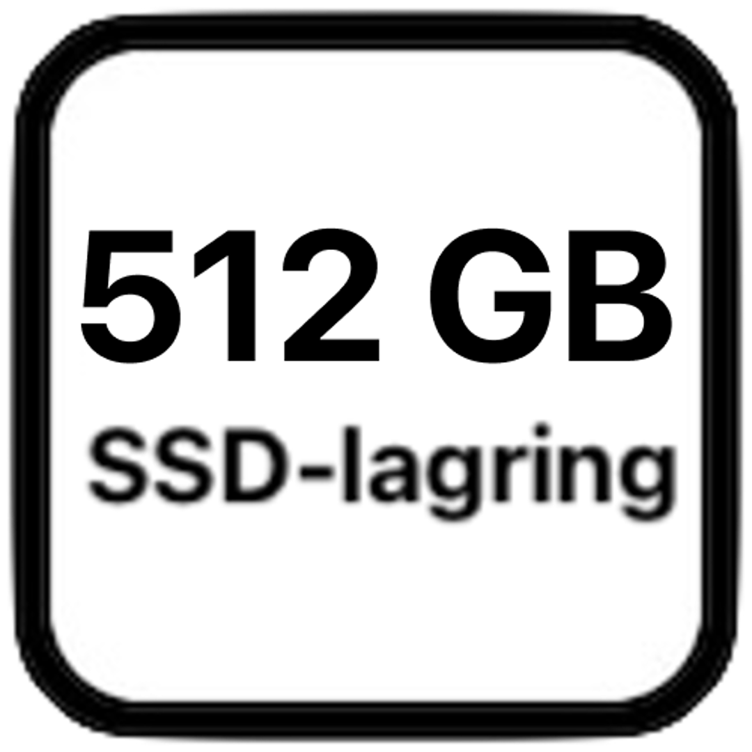 512Gb Lagring Icon